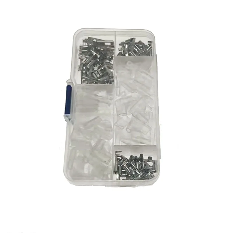

L Shape 2.8/4.8/6.3 Crimp Terminal Female with Shell Plug Spring Insulated Terminal Cold Terminal Marking L Shape Plug BOX