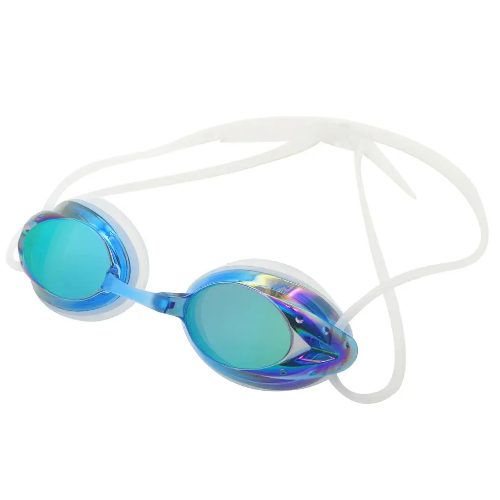 

Swimming Goggles Plating Waterproof Anti-fog UV Protection Adjustable Competition Swim Glasses for Men Women