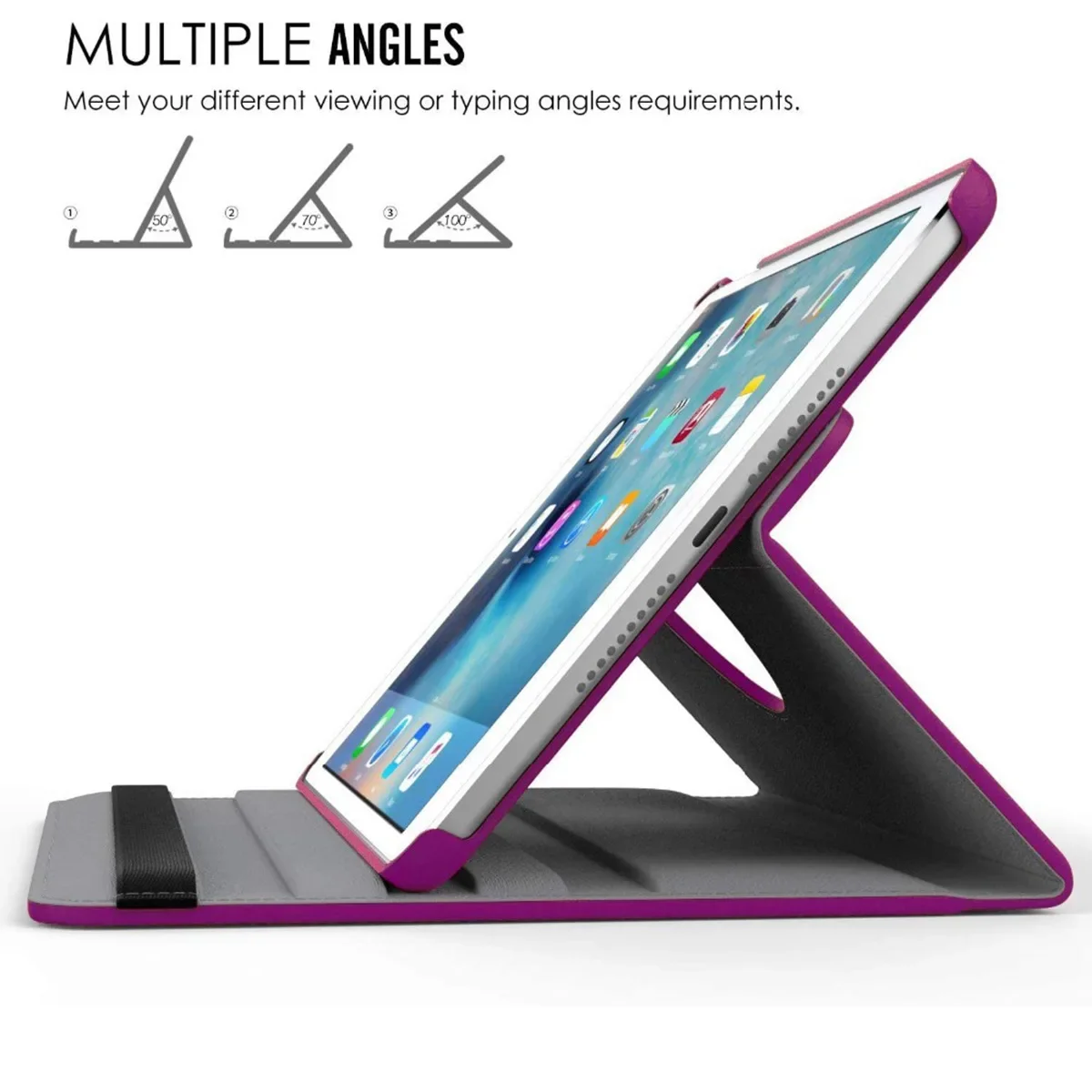 Вращение на 360 градусов для iPad Case Air Pro 2024 M4 MINI 3 4 5 6 7 8 9 Чехлы 10-го поколения 10 2 11 12
