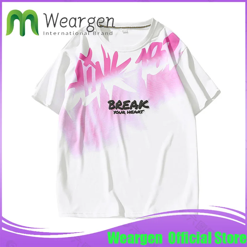 

Weargen Men's T-shirt Ice Silk t shirt Men Causal O-neck Basic Tshirt Male High Quality Classical Tops TX8726