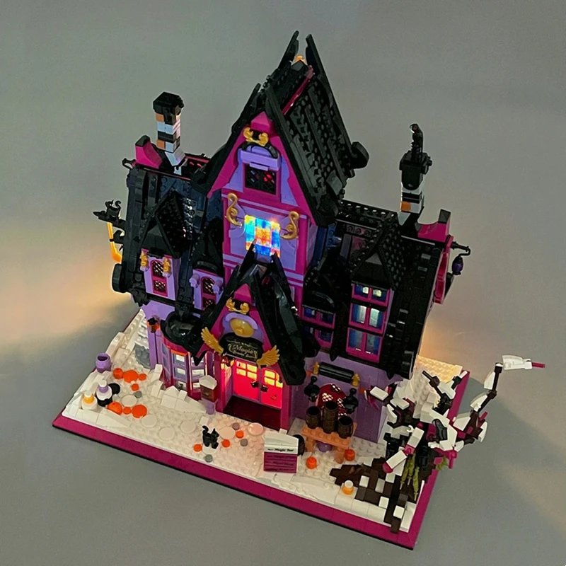 Строительные блоки серии Street View Сборная модель волшебного магазина игрушка