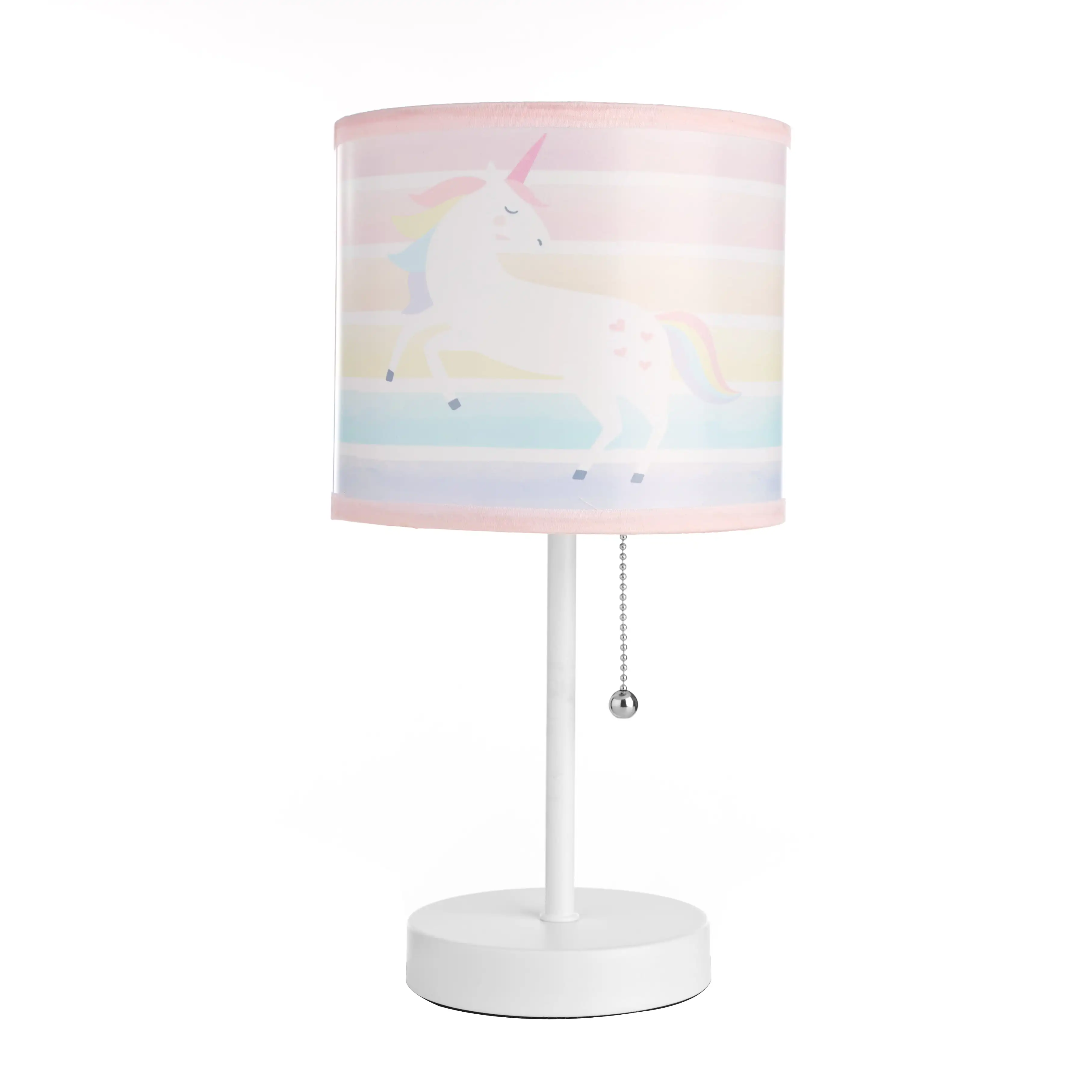 

NONE Pink Rainbow Unicorn Baby Stick Lamp for Children Room Décor
