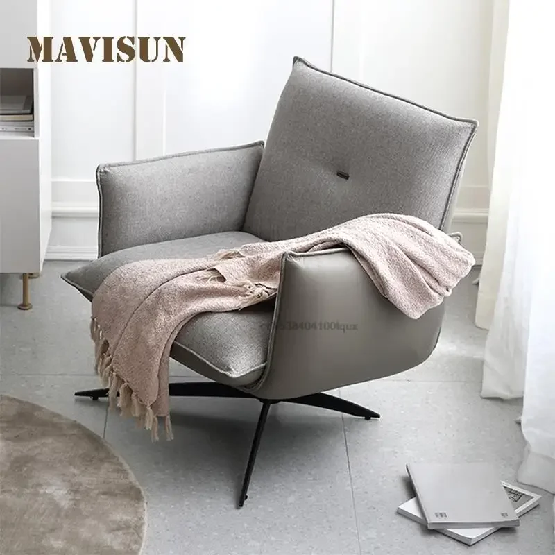 

Luxury Nordic Sofa Chair Light Living Room Lazy Modern Floor Simple Leisure Chair Designer Negotiate Recliner Apartment Chair