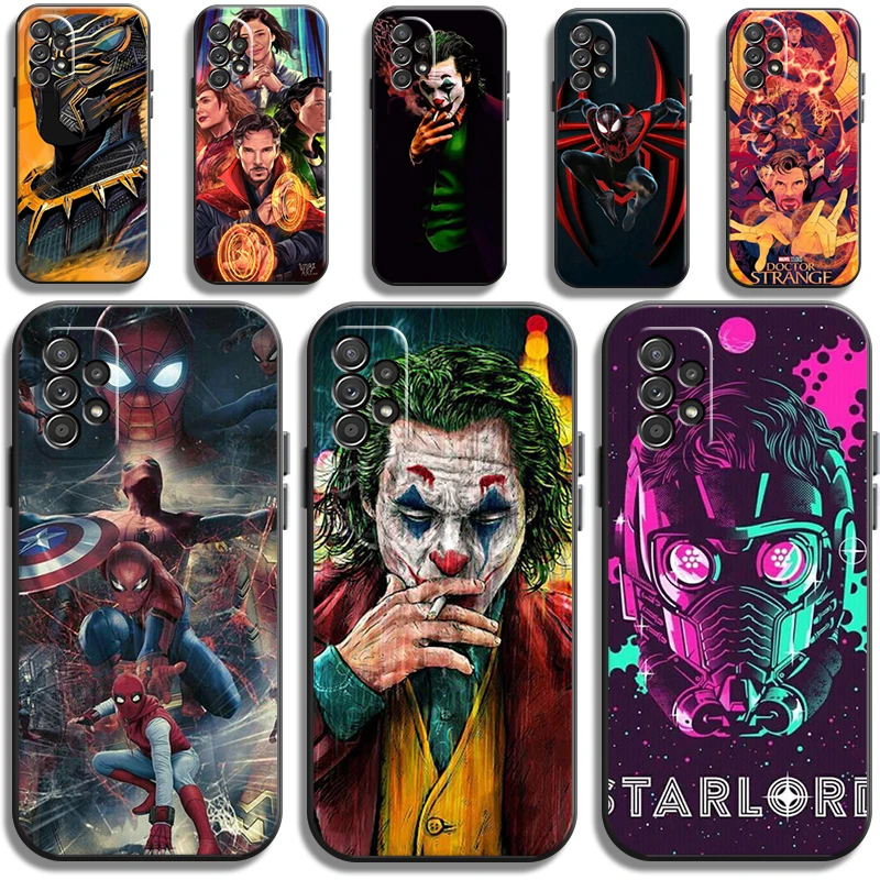 

Marvel Avengers Phone Cases For Samsung Galaxy A21S A31 A72 A52 A71 A51 5G A42 5G A20 A21 A22 4G A22 5G A20 A32 5G A11 Carcasa