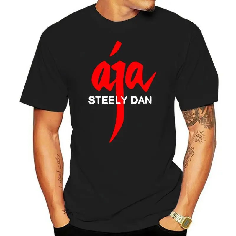 

NEW Steely Dan AJA Black T-Shirt S-5XL TEE Shirt New Cool Gym Tops