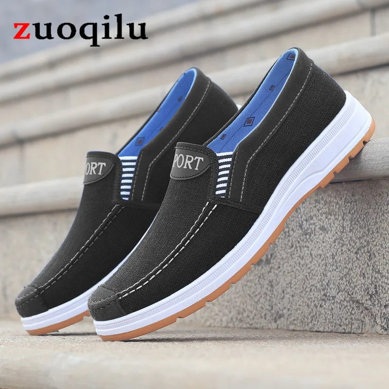 

Кеды мужские на плоской подошве, повседневные парусиновые туфли, модная брендовая обувь для вождения