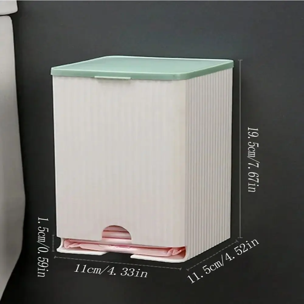 

Многоцелевой пылезащитный ящик для хранения с откидной крышкой для настенных подушечек, салфеток и ватных тампонов Органайзеры для гигиенических салфеток