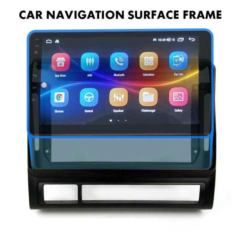 Рамка для автомобильного радио 2 Din 9 дюймов установка DVD GPS Mp5 ABS PC пластиковая рама