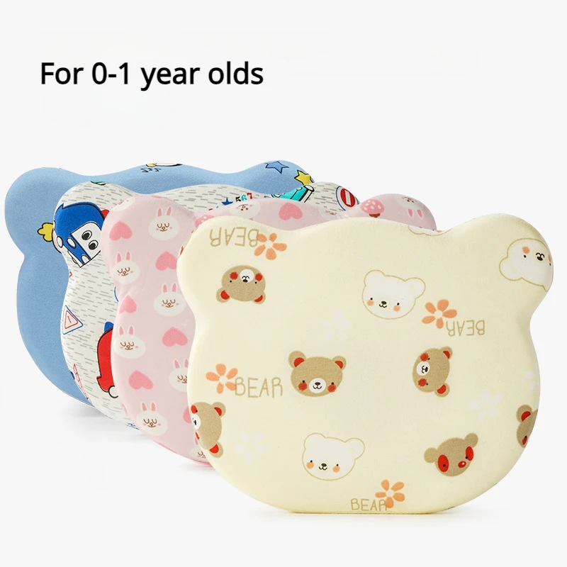 

Baby shaped pillow four seasons universal memory foam pillow newborn baby anti-bias head pillow