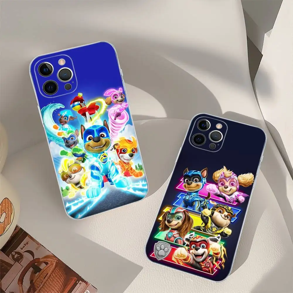 Фото Милый мультяшный чехол для телефона P-paw с аниме P-patrol для IPhone 17, 16, 15, 14, 13, 12, 11 Pro Max Plus, мягкий чехол, персонализированный «сделай сам» №3