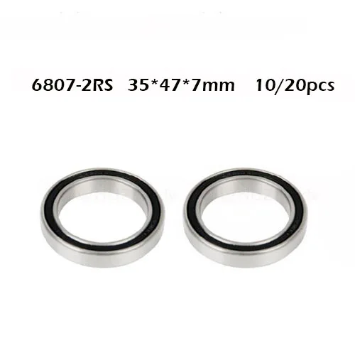 

WHUZF 10pcs or 20pcs 6807 6807ZZ 6807RS 6807-2Z 6807Z 6807-2RS ZZ RS RZ 2RZ Deep Groove Ball Bearings 35 x 47 x 7mm High Quality