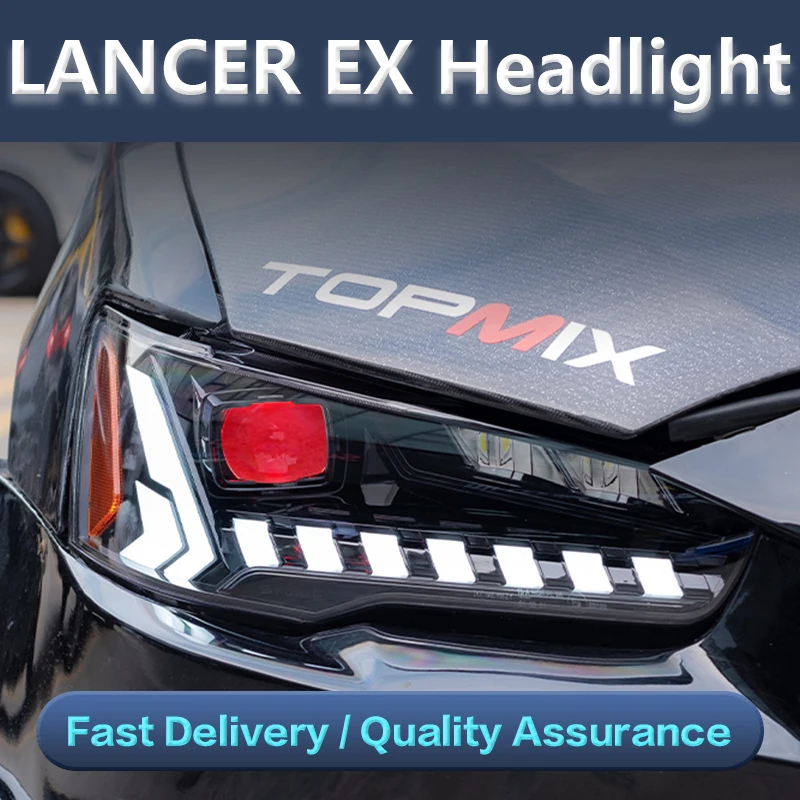 

Новый стиль, светодиодный ОД для Lancer Exceed 2008-2013 года, светодиодные фары в сборе, фары с ДХО