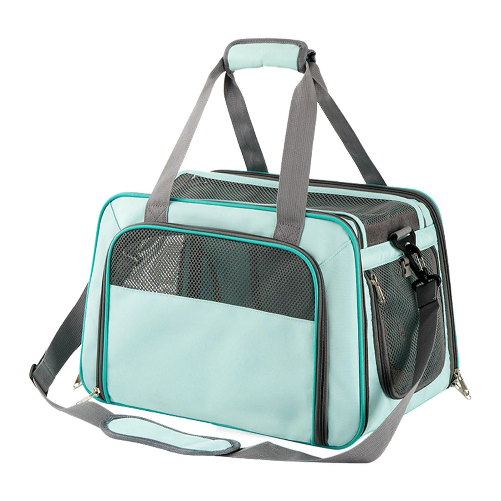 

Cat Soft-sided Carrier Soft-sided Transport Box For Pets Soft Sided Comfortable Foldable Travel Bag For Cats Dogs Puppy Pet Bag