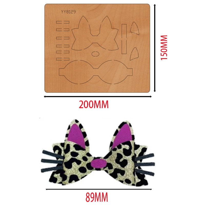 Cat Bow форма-нож model YY8129 подходит для всех режущих машин на рынке высечек