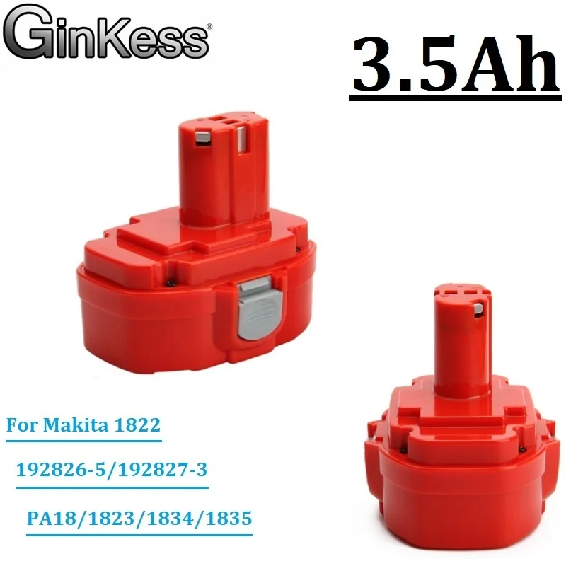 

Upgrade 18V 3500mAh Rechargeable Power tool Battery For Makita 1822 1823 1834 1835 192827-3 192829-9 193159-1 193140-2 193102-0