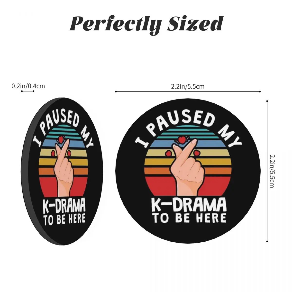 Я пришел свою K-Drama чтобы быть здесь KDrama акриловые магниты на холодильник
