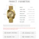 Luxury Steel Bracelet Golden Men's watches Japan Quartz movement Wristwatch Fo Women Ladies Waterproof Clock relogio masculino Other Image