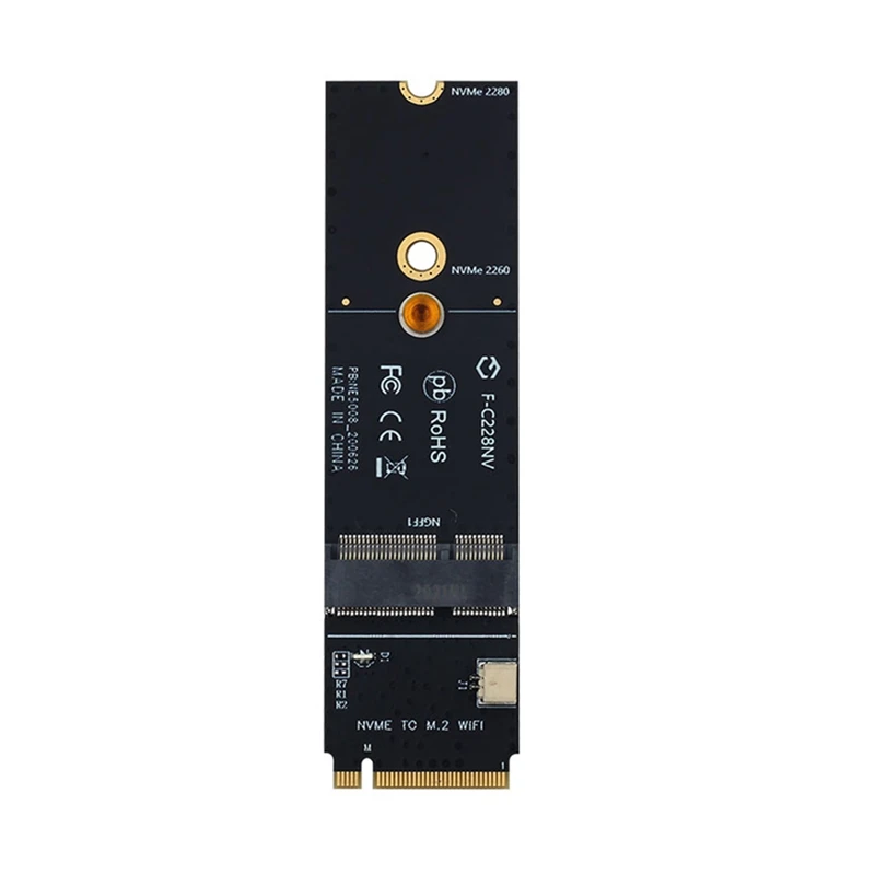 

Wireless M.2 A+E Key Slot To M.2 M Key Wifi Bluetooth Adapter For AX200 9260 Bcm94352z Card Nvme PCI Express SSD