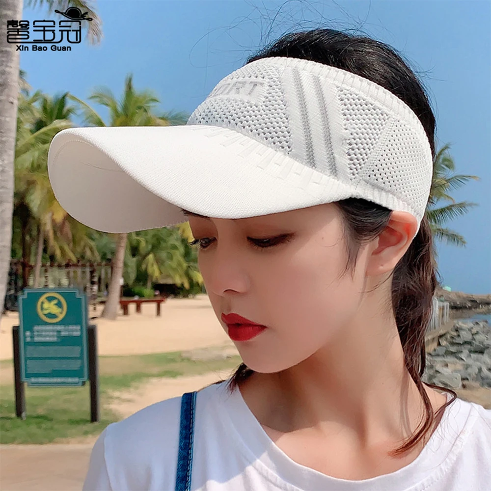 Sports Tennis Golf Headband Cap Ladies Fashion Casual Boy Girl Summer Straw Cap Visors Outdoor Hats