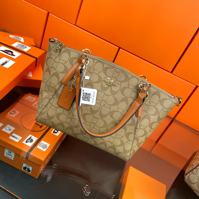 Женская сумка новинка 2024 кожаная модная трендовая через плечо с принтом