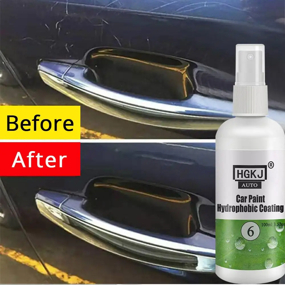 

HGKJ-6 20ml/50ml Auto Paint Sealant Care Polishing Hydrophobic Anti Scratch Liquid NR-shipp Nano Ceramic Coating Car Polish