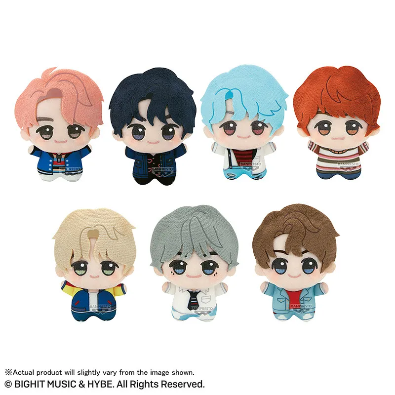 Фото Новые оригинальные плюшевые куклы Bandai Tinytan Dna Series 2026 года, коллекционные мягкие игрушки Kawaii для фанатов K-pop и BTS, для коллекции и декора №2