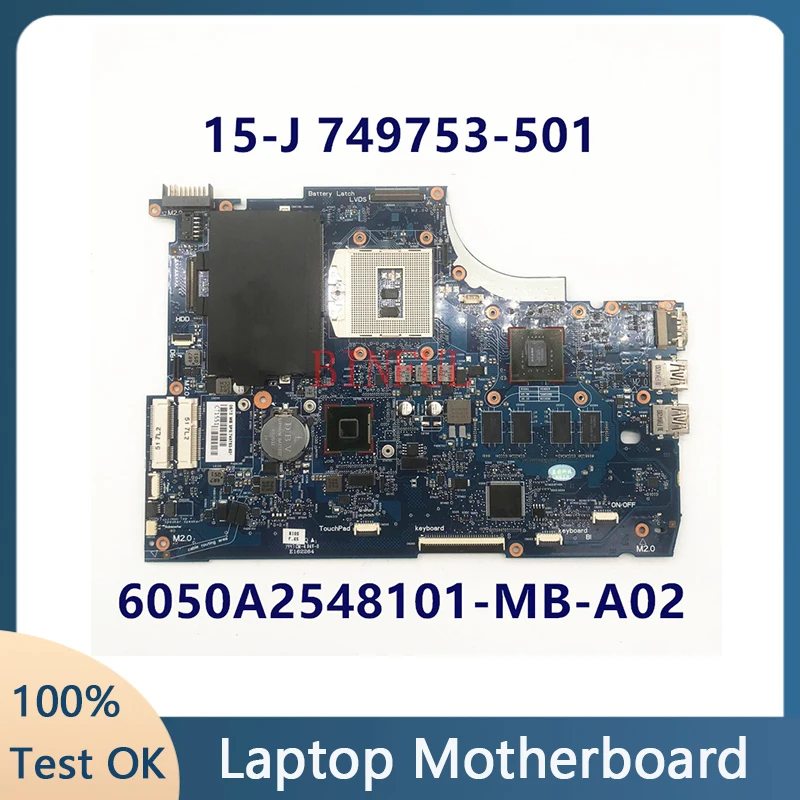 749753-501 749753-001 749753-601 For HP Envy 15 15-J 15T-J000 15T-J100 HM87 PGA947 840M 2GB Laptop Motherboard 100% Tested OK