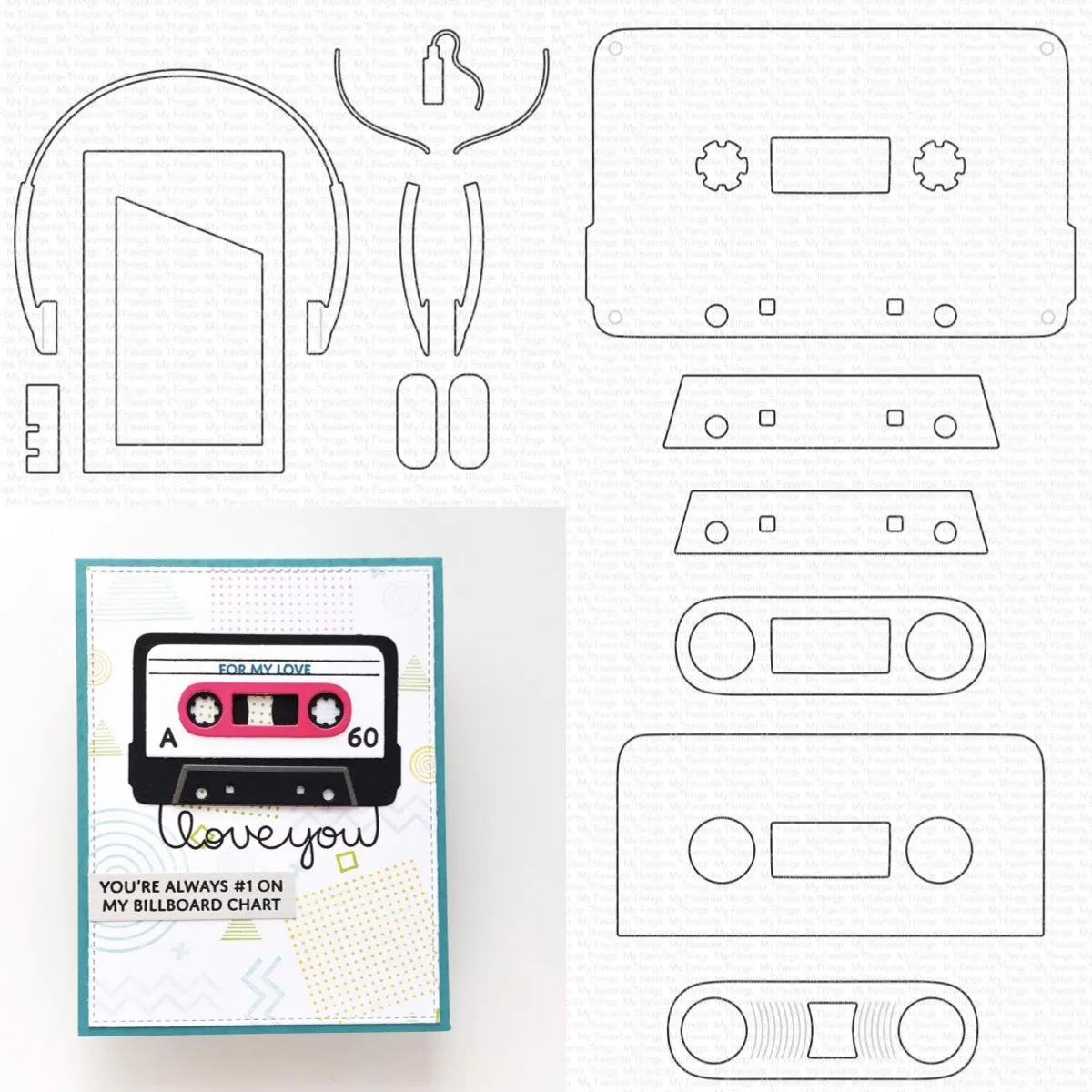 

Music 2023 New Metal Cutting Dies DIY Scrapbooking Paper Craft Handmade Make Album Greeting Card Punch Embossing Template