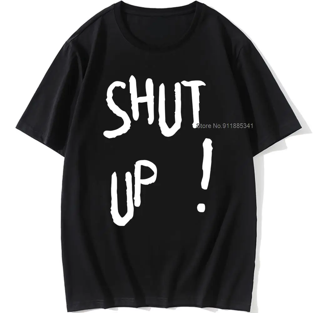 Kpop Kim Tae Hyung T Shirts SHUT UP Letter Printed TShirt Hip Hop Streetwear K-Pop Harajuku Karea Fashion Summer Cotton Top Tee