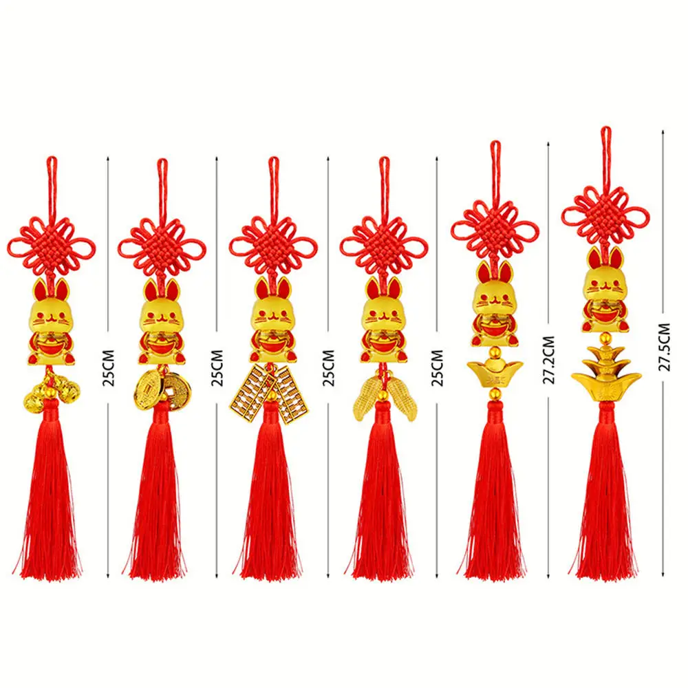 

2023 Rabbit Golden Monument Bonsai Small Pendant New Year Decoration Relocation Mid Autumn Festival Celebration Car Pendant