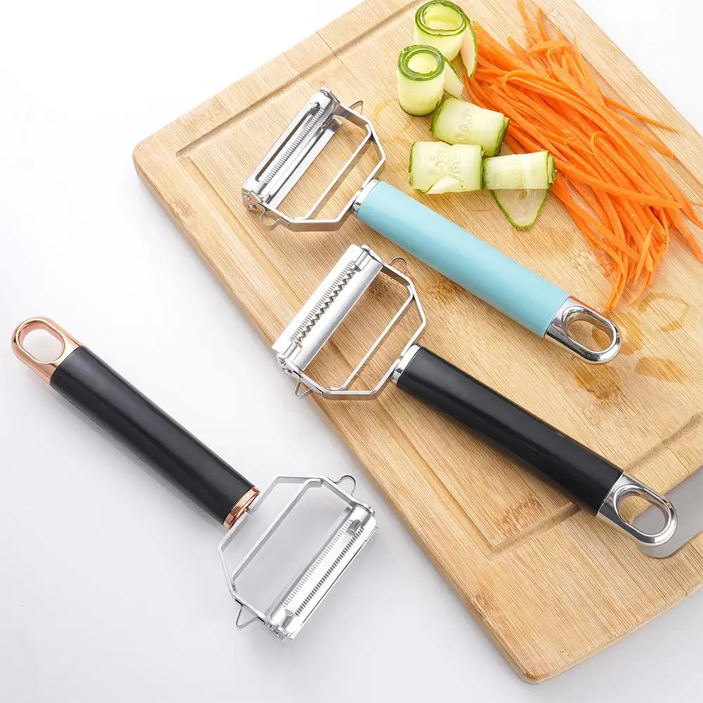

Stainless Steel Peeler Fruit Vegetable Melon Potato Carrot Cucumber Multifunction Grater Peeler Slice Home Kitchen Tool Gadgets
