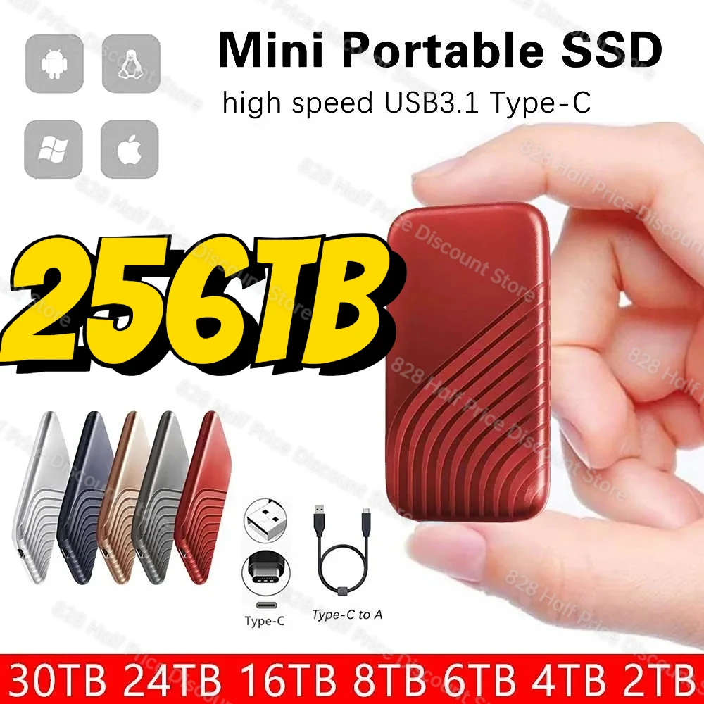 

Original Ssd Hard Disk 2TB SSD 2.5 Inch 500GB 16tb Hard Drive Drive Hard Disk Portable Electronics for NOTEBOOK Mobile Phones