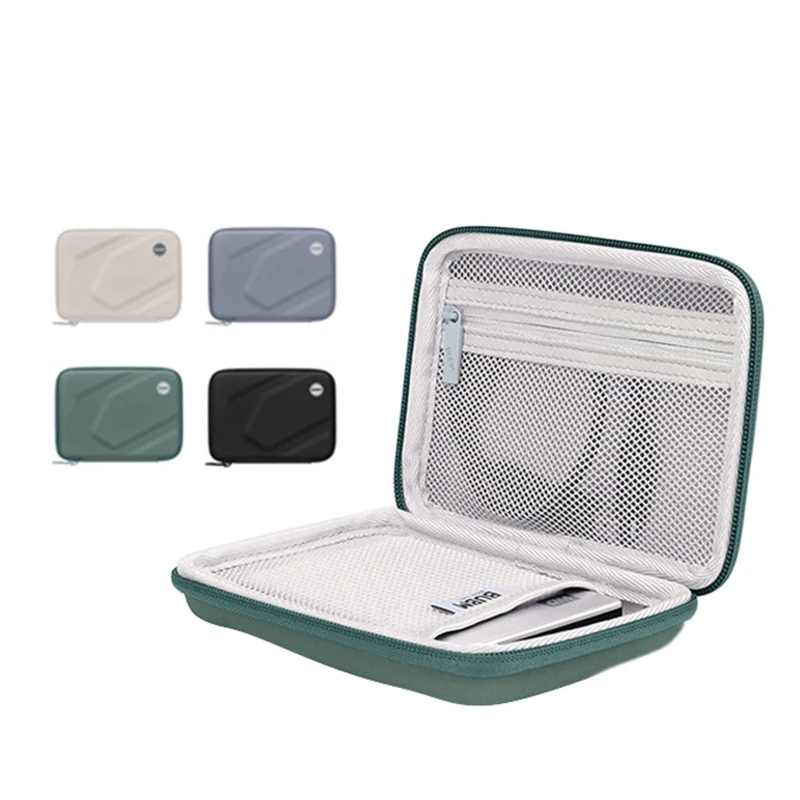 

Portable Earphone Storage Bag Hard Shell Digital Gadgets Case EVA Bag Data Cable for MAC Charger U Disk Protective Cover