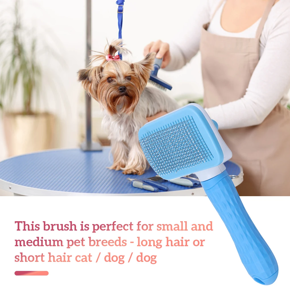 

Pet Brush Long Short Hair Removal Grooming Brush Animal Massager Washing Shedding Tool