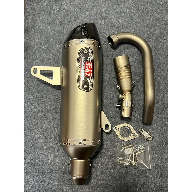 Выхлопная труба Yoshimura из углеродного волокна для Xmax 300 XMAX300 Full system Escape R77 Yamaha 2017-2023