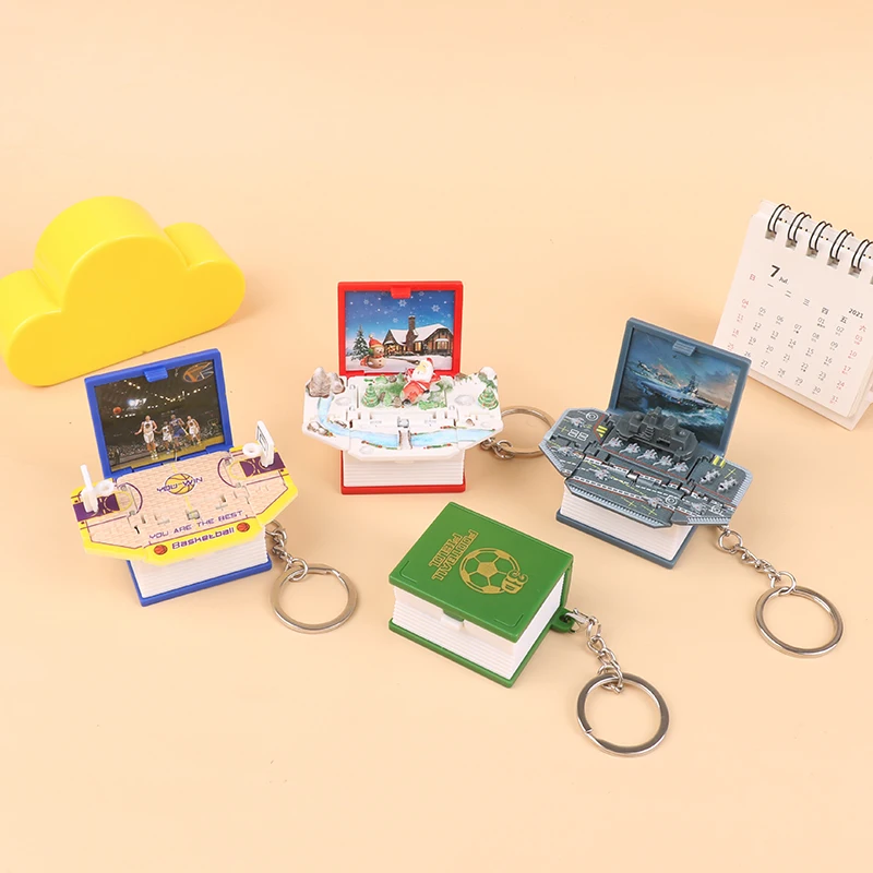 

3D Складная всплывающая книга детская научная головоломка Новинка Мини-динозавр астронавт Брелок Украшение детская игрушка подарок для динозавра