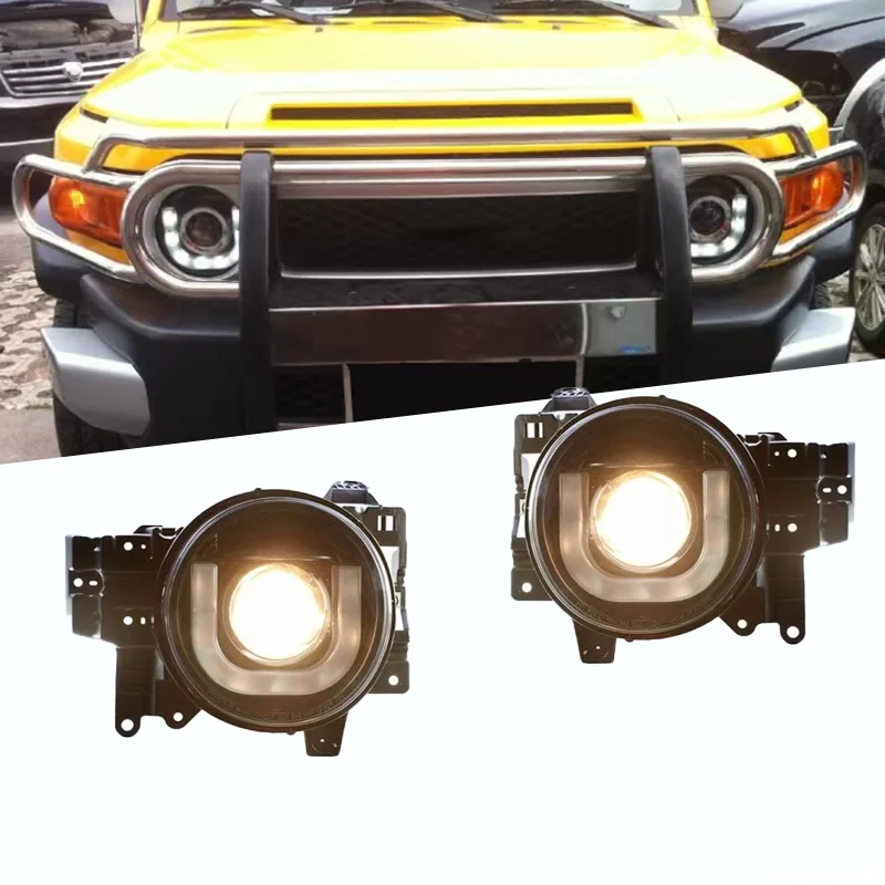 1 шт. модифицированный всесветодиодный фаркопа DRL указатель поворота фара для Toyota