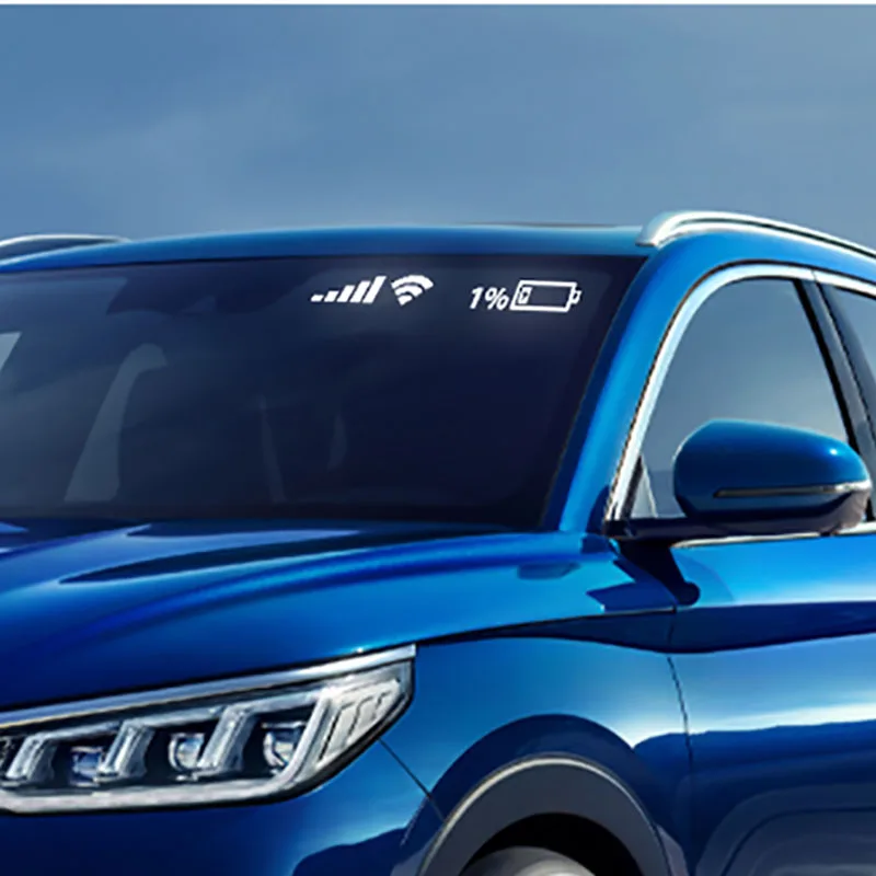 

1* Car Vinyl Reflective Stickers 100% Wifi Battery Level Signal Car Sticker for Volvo S40 S60 S80 XC60 XC90 V40 V60 C30 XC70 V70