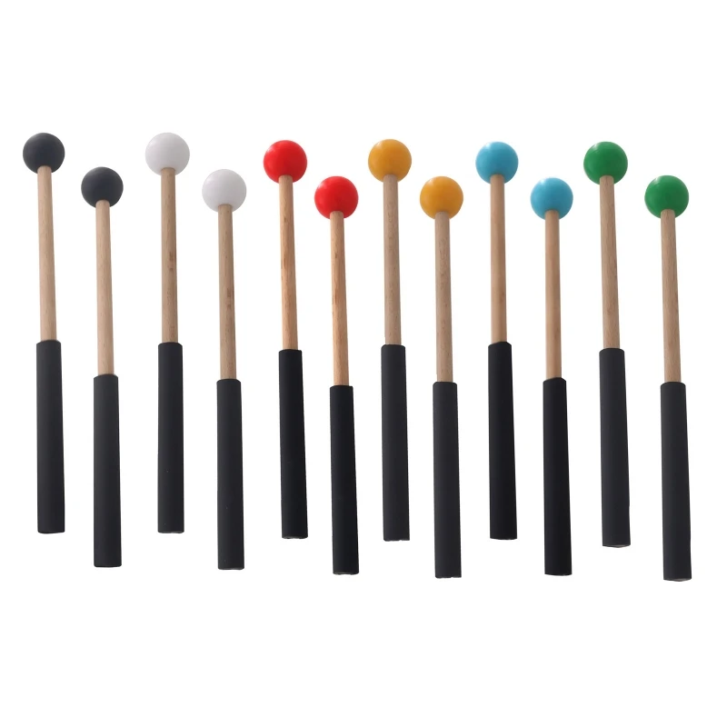 

Percussion Mallets Drum Sticks 1Pair Xylophone Bell Mallets Music Percussion Instrument for wood Block Glockenspiel