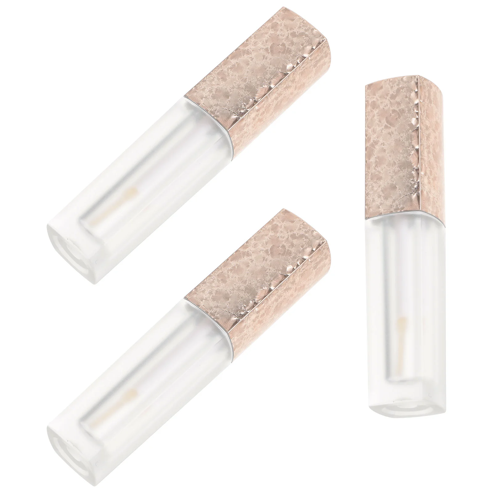 

3 Pcs Lip Gloss Container Starter Small Business Lipstick Empty Bottle Balm Tubes Plastic Containers