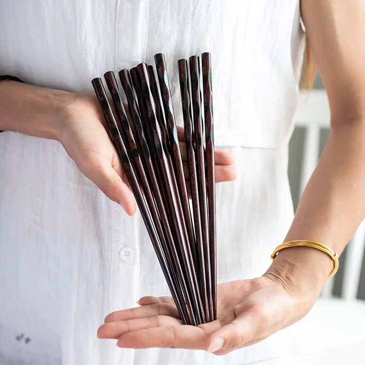 Японские деревянные палочки для еды 5 палочек домашние подарок