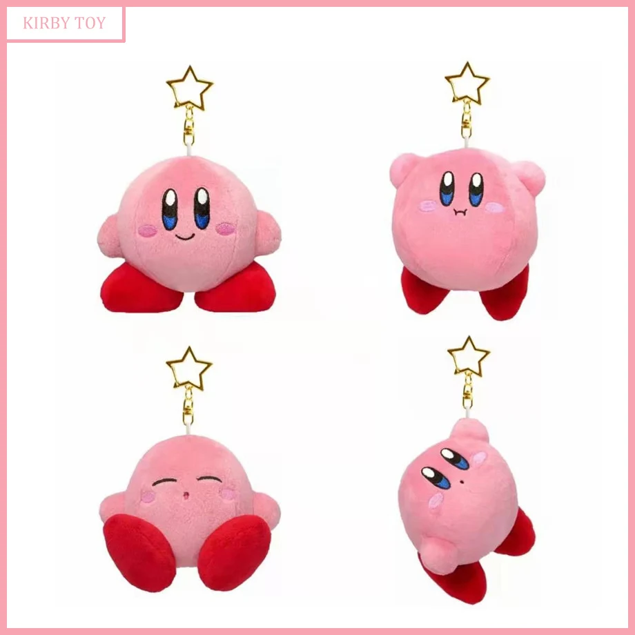 

Новинка Аниме Kawaii Милая звезда Kirby брелок мягкие плюшевые Мультяшные игрушки великолепный Рождественский подарок на день рождения для дете...
