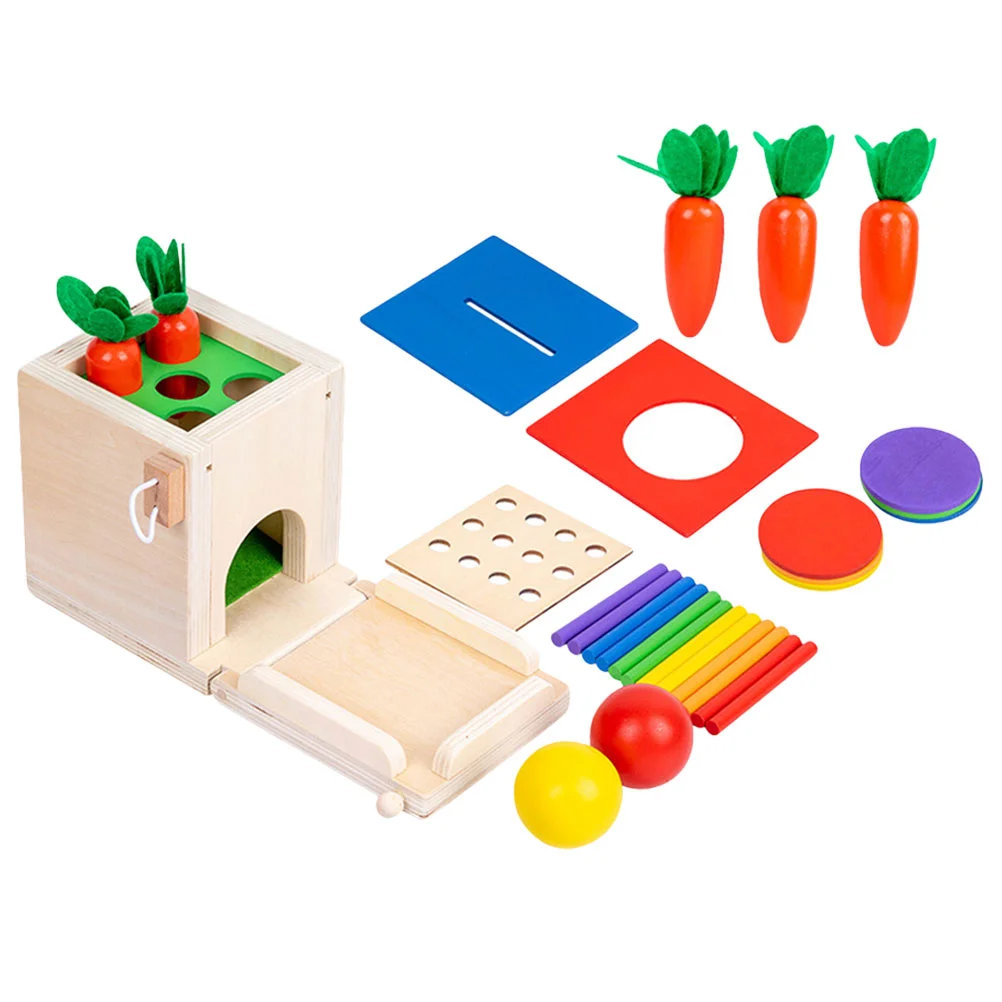 

Урожай моркови развивающая игрушка Монтессори деревянная детская игрушка компактные игрушки Младенцы интересные смешные детские сенсорные