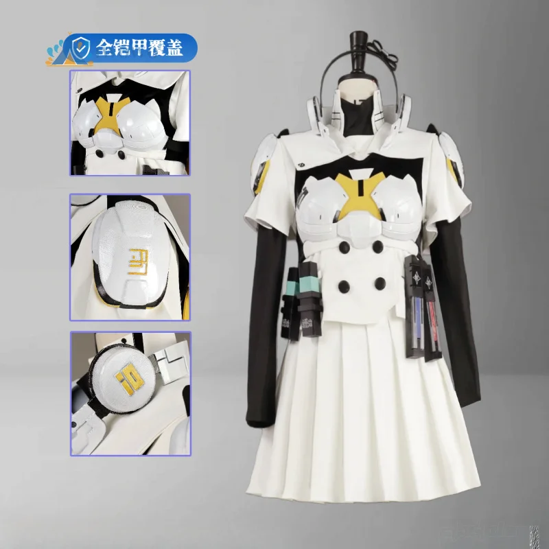 Фото Игра The Hundred Line Косплей Nozomi Kirifuji ‌   Костюм Fantasia Cuirass, верхняя одежда, униформа, женский карнавальный костюм на Хэллоуин №2