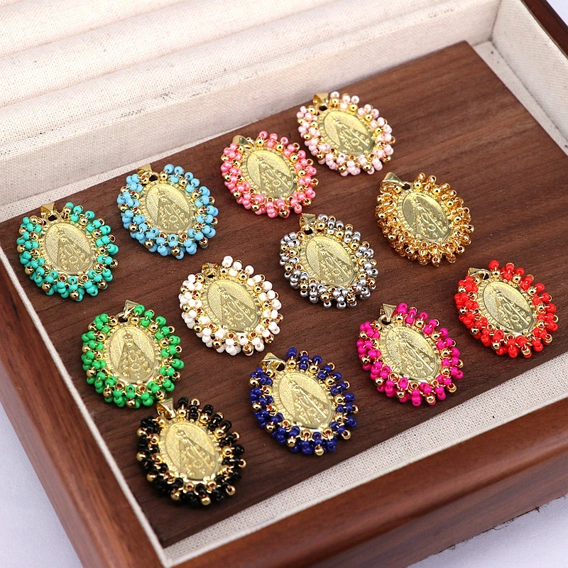 5 шт. бусины с золотым покрытием 24 х30 мм