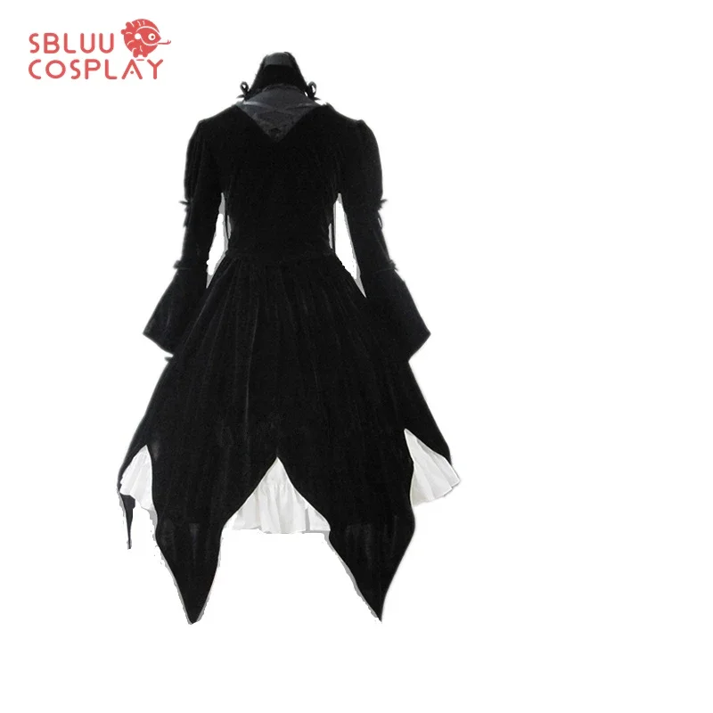 SBluuCosplay аниме Roses Maiden косплей костюм Suigintou Mercury Lampe костюмы для косплея бархатное