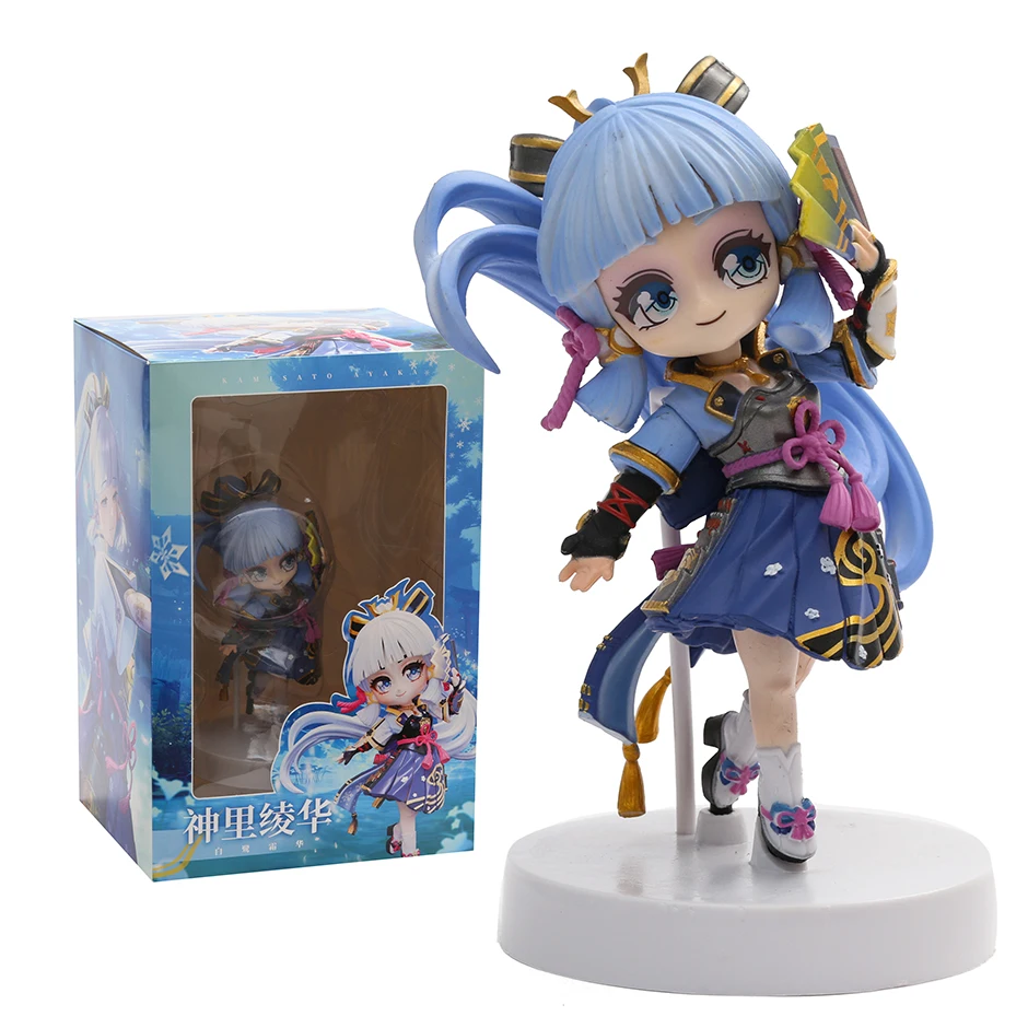 

Genshin Impact Kamisato Ayaka Q Ver PVC Figure Collectible Model Toy
