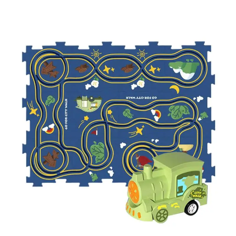 

Гоночный трек автомобиль игрушечный набор игрушечный автомобиль гоночный трек игровой набор с железнодорожным автомобилем строительные игрушки для детей игрушки для строительства железнодорожных автомобилей