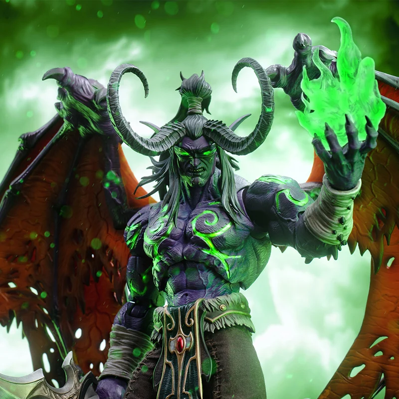 

Аксессуары 1/10 Аниме Охотник демонов илидан Stormrage Готовая модель экшн-Игрушки фигурки подарки для друзей