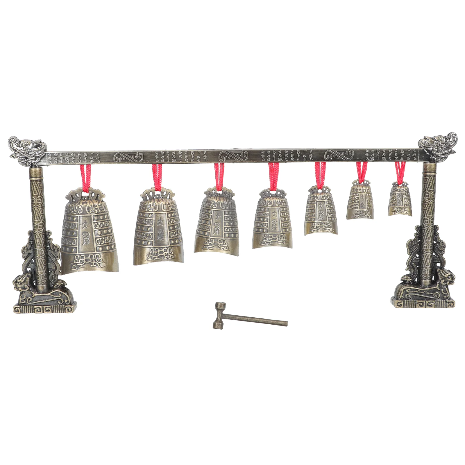 

Chimes Vintage Crafts Chinese Folk Instrument Music The Gift Decoration Festival Copper Plating Ancient Ornament Travel